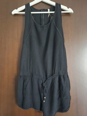 Pink Woman romper used, size S, black