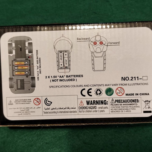 Race Model Car 1:24 remote control, yellow