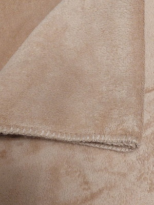 Children's blanket 1.50x1.30 light brown new
