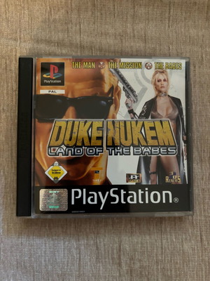 Duke Nukem Land of the Babes PlayStation 1 game used, complete