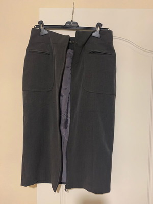 Philip Plein gray skirt straight cut new size M 38 10
