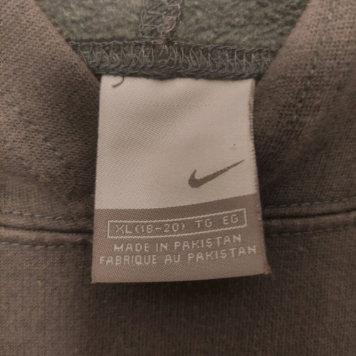 Nike Air hoodie worn once, size M, black and orange