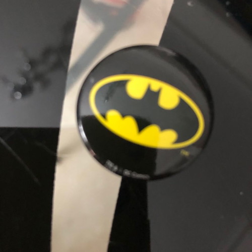 Comic Heroes Magazine #13 used with Batman pin badge and Sidekick comic
