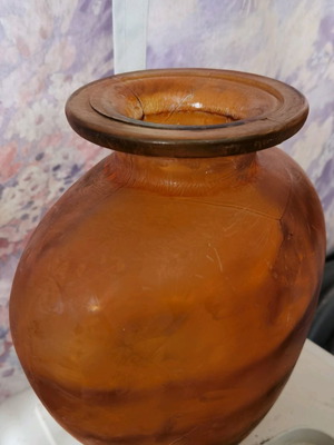 Glass vase used