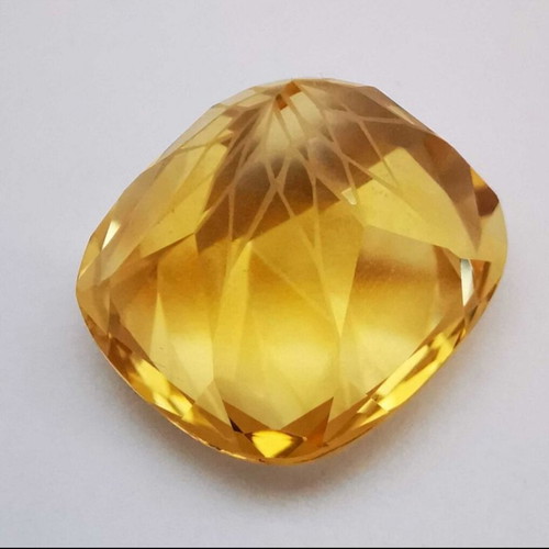 Citrine 34.82 ct certified by ALGT
