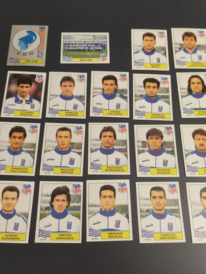 Panini Fifa World Cups 1994, 2010, 2014 συλλογή αυτοκόλλητων Εθνικής Ελλάδας καινούργια