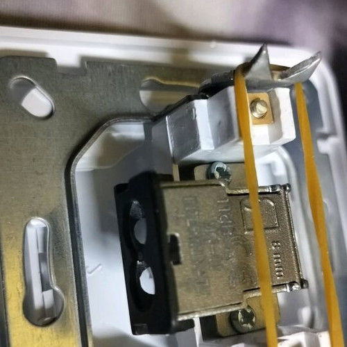 TV pass-through sockets new, easy installation