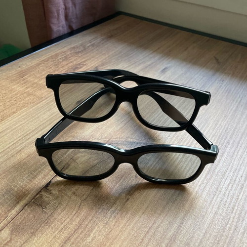 3D γυαλιά μεταχειρισμένα, πακέτο 2 για σινεμά και τηλεόραση