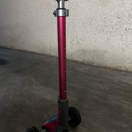 Globber Kids Folding Ultimum Three-Wheel Scooter used Pink