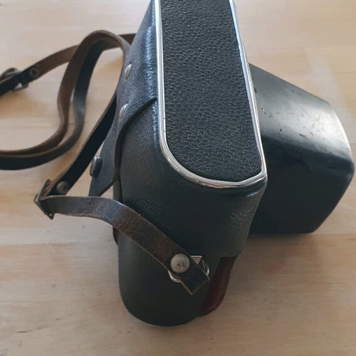 Zenith camera used with leather case