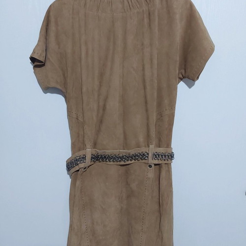 Laurel velvet dress like new, brown, size L