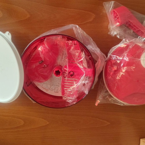 Tupperware Chopper with Blades and Paddle Whisk, New