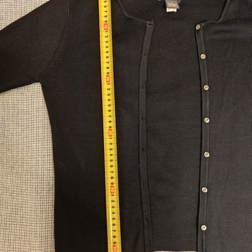 Banana Republic silk cardigan black size S like new