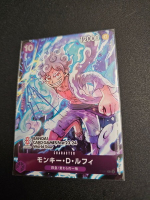 One Piece TCG Luffy P-041 Japanese Promo card new