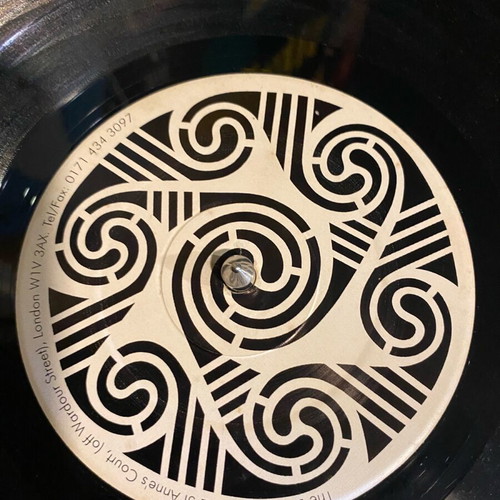 Goa trance vinyl records used, Lunar Asylum and Sid Santi