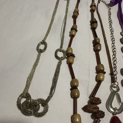 Necklaces pack of 12 various colors like new