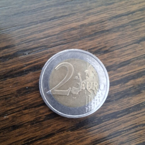 2 Euro Coin Cyprus 2013 Cross-Shaped Idol used, collectible