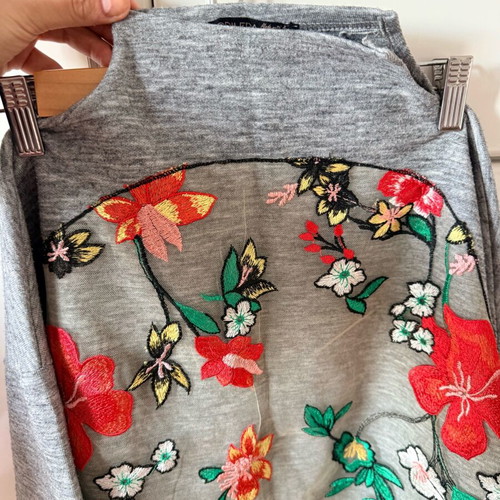 Nidodileda top like new, gray, size S