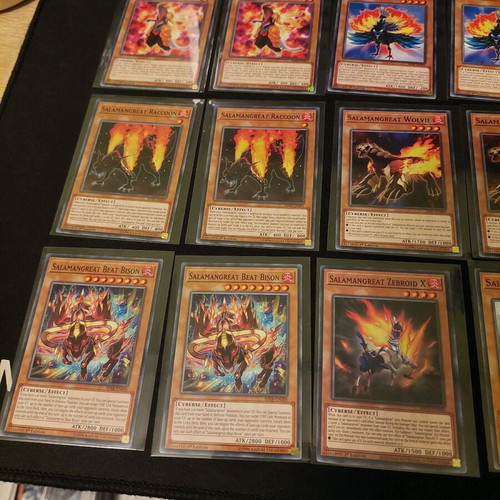 Salamangreat cards like new, set of 18 Yu-Gi-Oh