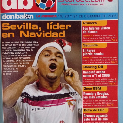 Don Balon magazine issue 25-31/12/2006 like new with Levante poster