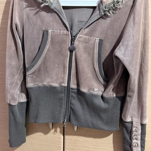 Admiral women's cardigan used, size S, beige and brown
