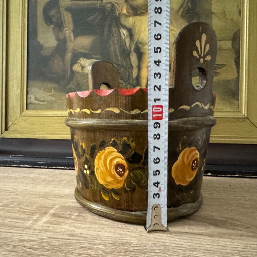Wooden vintage planter used