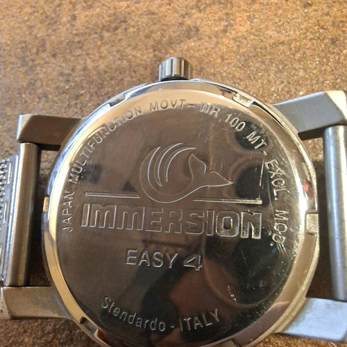 Immersion Easy 4 watch used with quartz movement