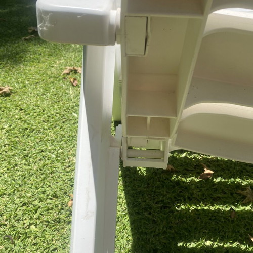 Hartman garden loungers used, set of 2, foldable