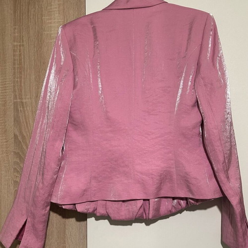 Angelo Psarros women's suit new, pink jacket with skirt