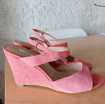 Pink platform sandals size 41 new
