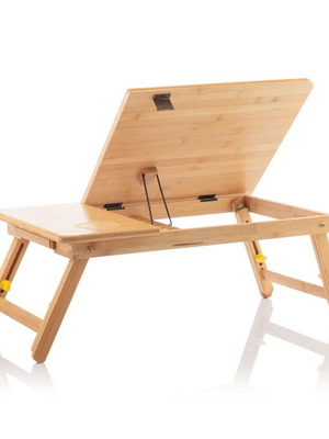 Τραπεζάκι για Laptop InnovaGoods Lapwood Καινούργιο από Μπαμπού