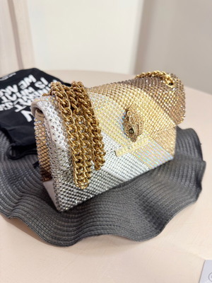 Kurt Geiger shoulder bag like new, gold and silver