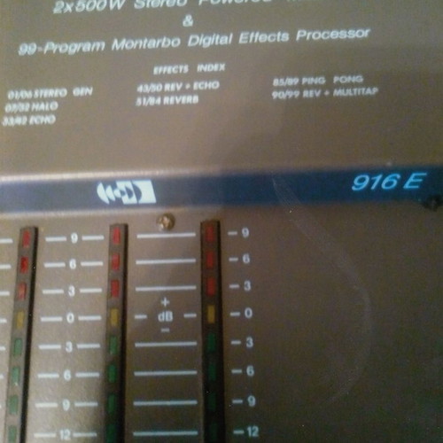 Montarbo Model 916E sound console like new