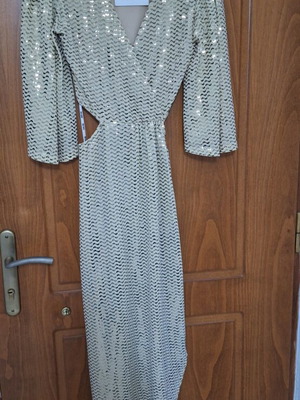Long gold Be You dress medium, new