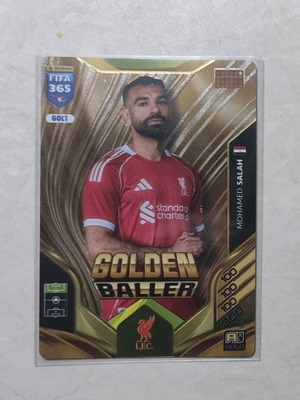 Κάρτα Golden Baller Mohammed Salah Panini Adrenalyn XL 2026 καινούργιο