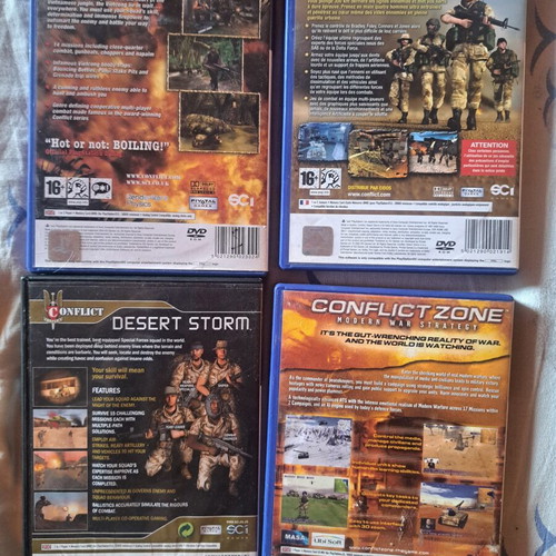 Conflict PS2 Bundle used, action games PAL