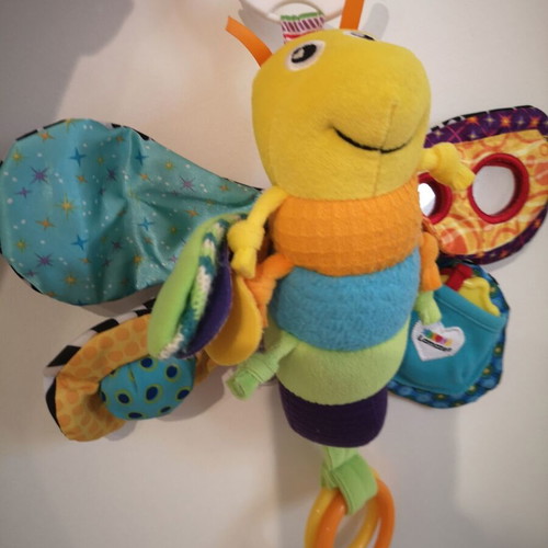Lamaze Hanging Baby Stroller Toy with Teether Freddie like new