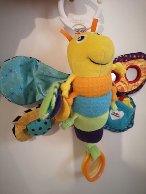 Lamaze Hanging Baby Stroller Toy with Teether Freddie like new