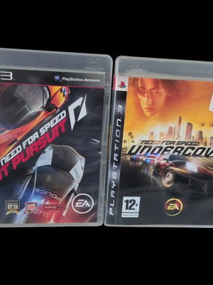 Need for Speed παιχνίδια PS3 πακέτο μεταχειρισμένα, Hot Pursuit και Undercover