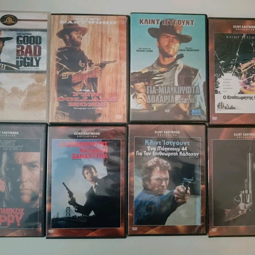 Clint Eastwood DVD collection new with subtitles
