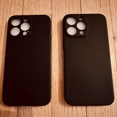iPhone 14Pro cases new, black silicone, set of 2