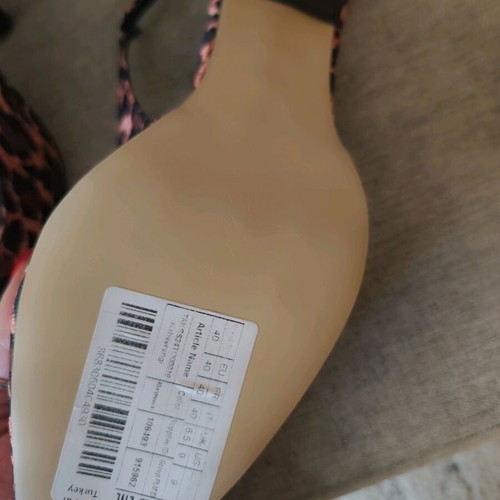 Trendyol slingback pumps new, size 40, beige and brown