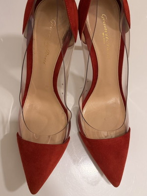 Gianvito Rossi red high heels like new, size 40