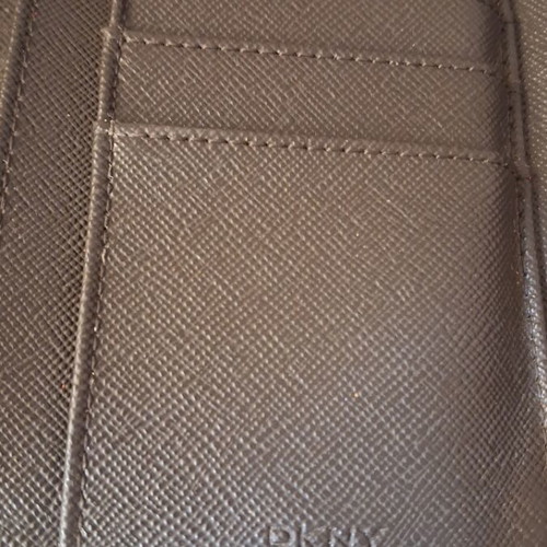 DKNY Leather Wallet Brown like new vintage distressed look