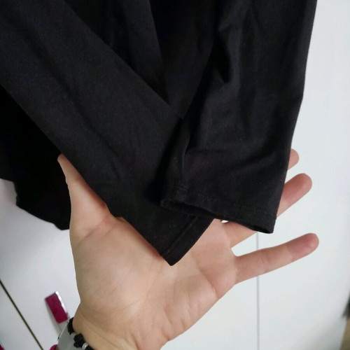 Zara black long-sleeve bodysuit used, size XL