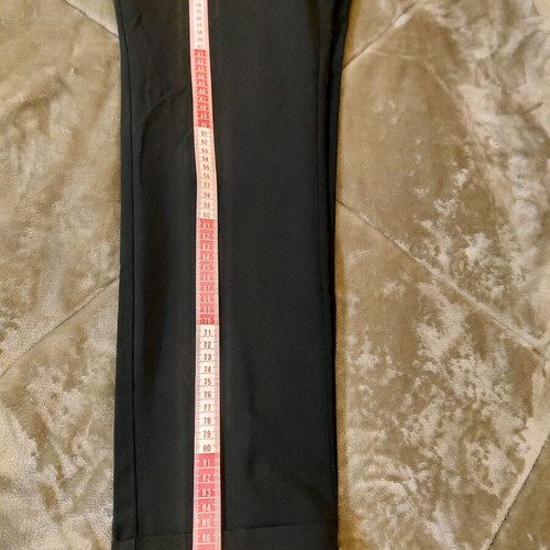 Mango black mid-rise straight pants like new, size M