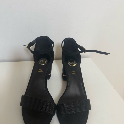 Exe women's sandals black like new, size 37