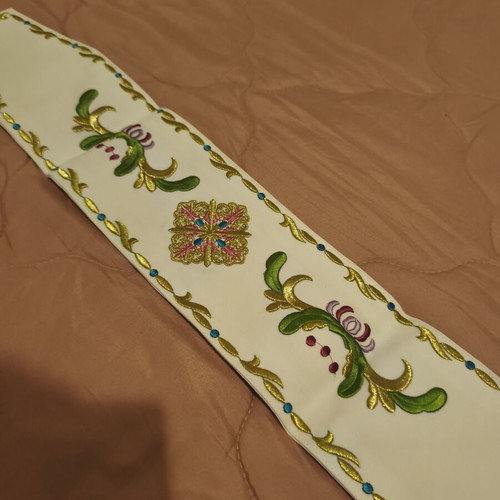Complete Set of Hieratic Vestments Handmade with Gold Details like New
