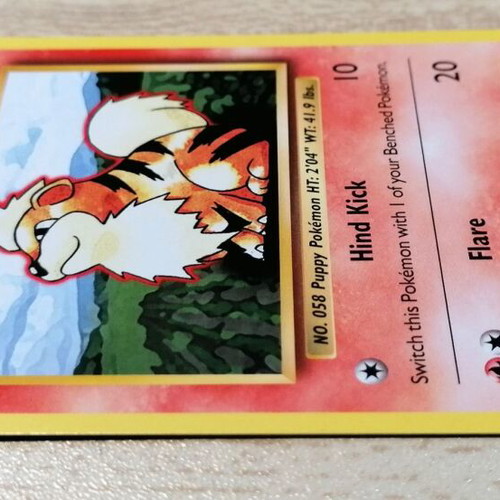 Growlithe Pokémon Card Evolutions 2016 Near Mint