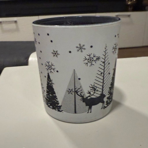 Cup candle holder with Christmas motifs new